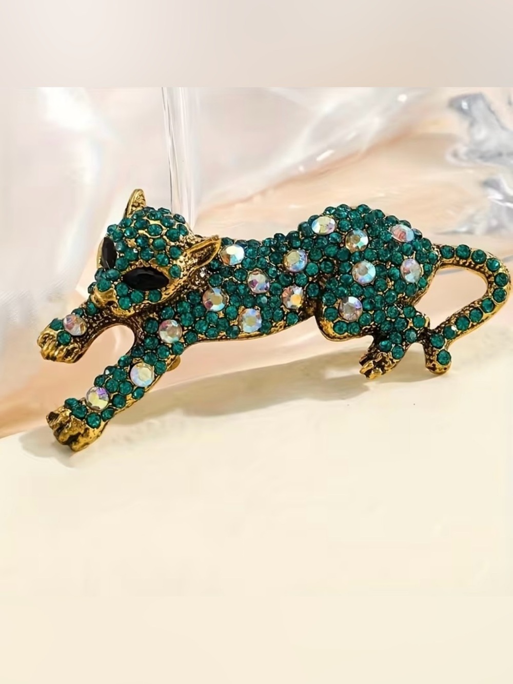 NEW! Vintage Style Leopard Brooch Pin. Panther Brooch 🐆